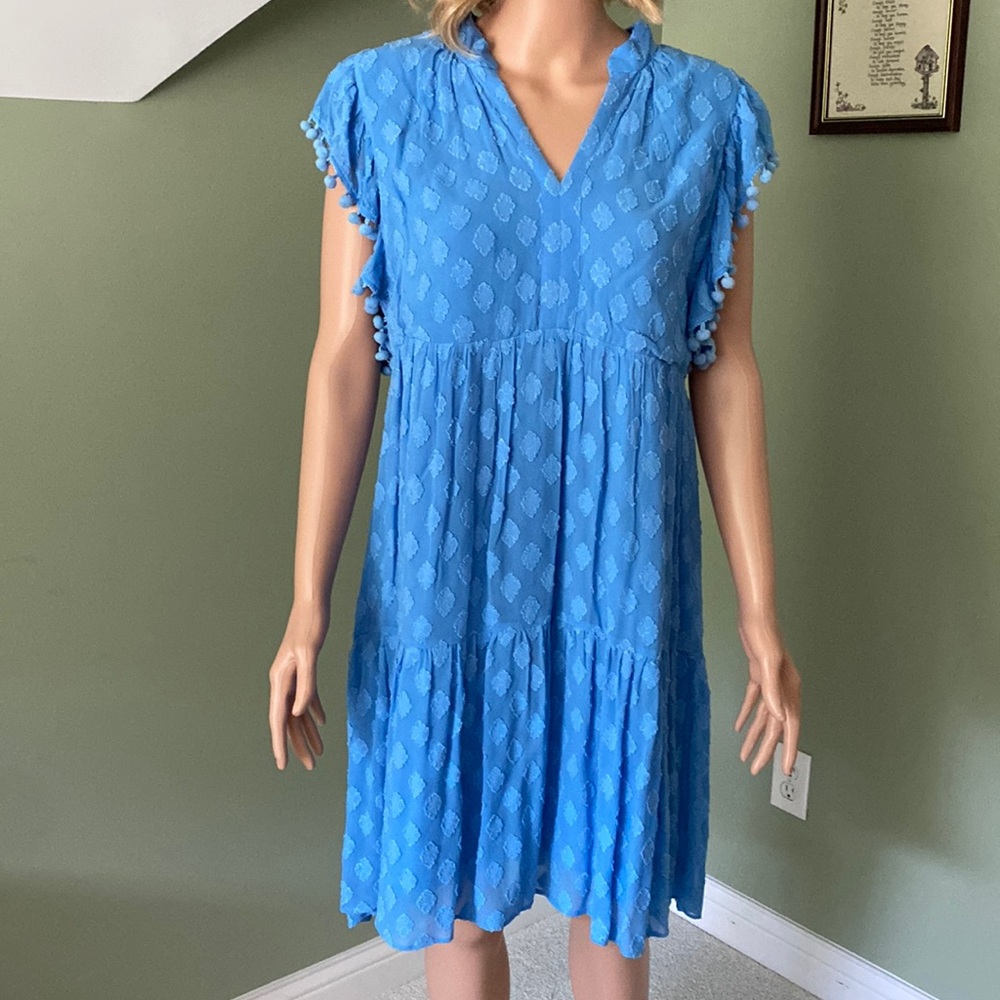 Lilly Pulitzer Arleah Dress, blue, size 8